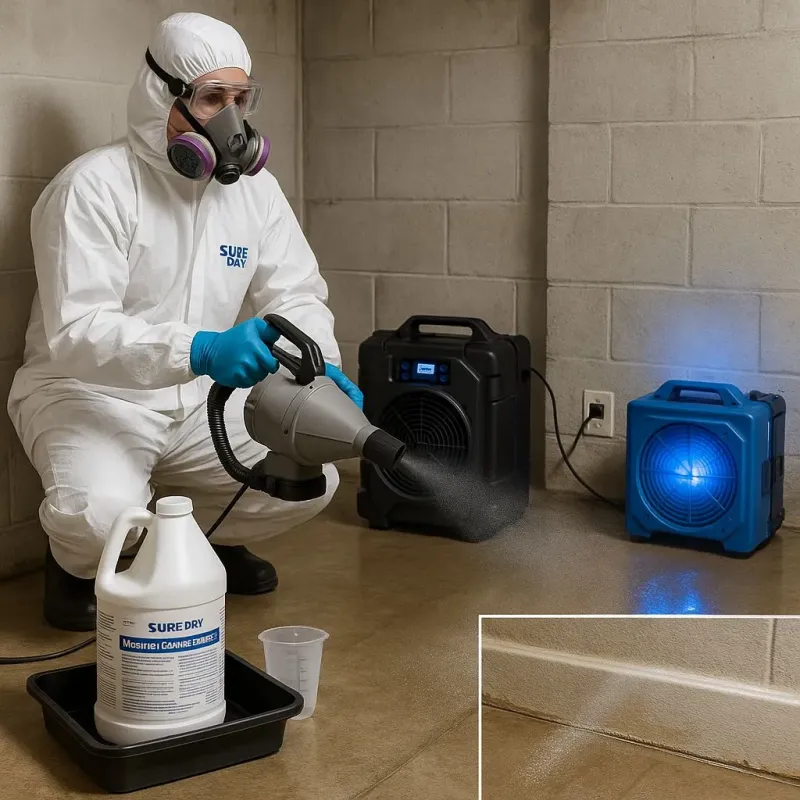 Sanitization and Odor Removal process in Decatur, MI